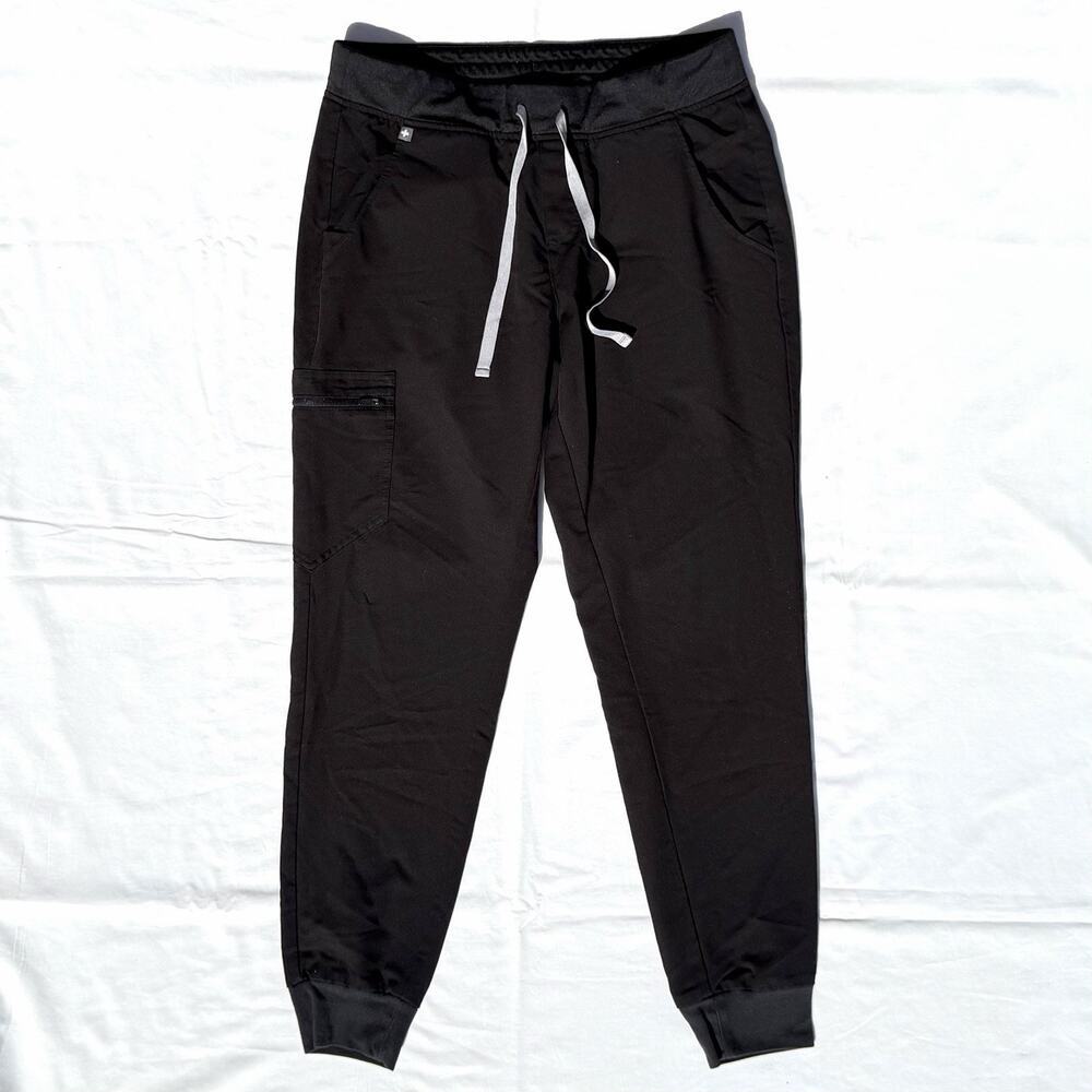 Figs Zamora Jogger Scrub Pants Womens Medium Black